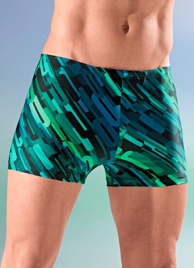 Schwab badshorts i h&ouml;gre boxform 