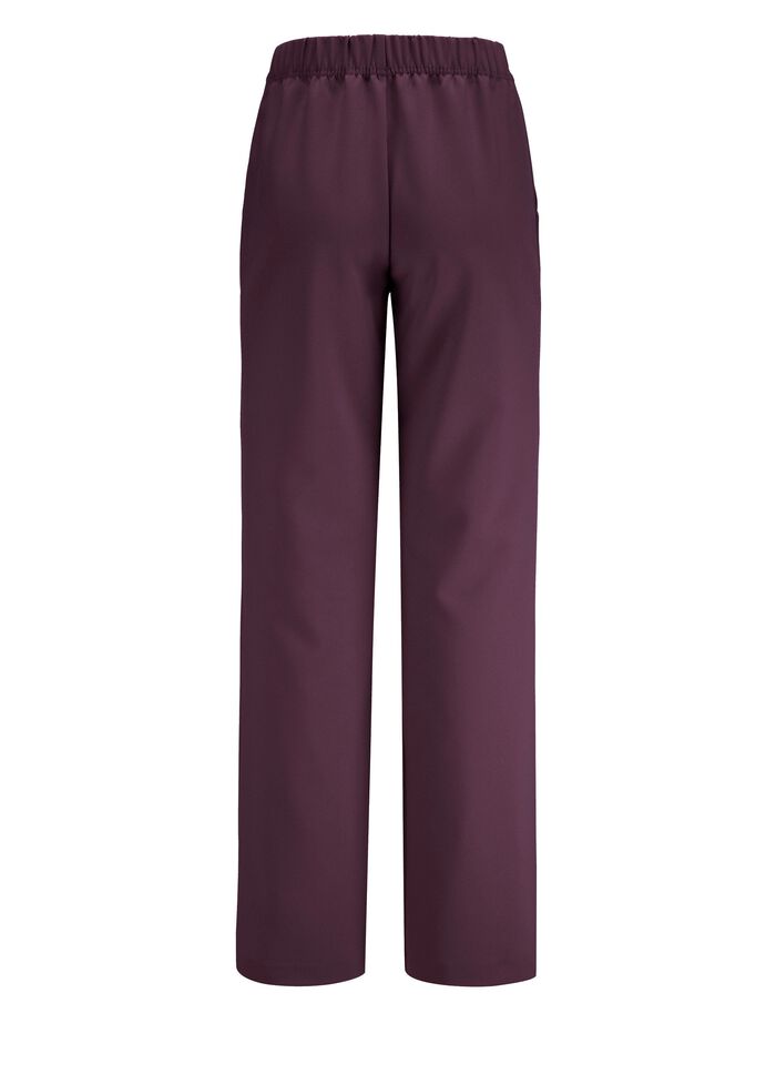 Byxor med veck i midjan i modern vidlek 