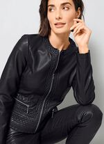 Kavaj med broderi i ton-till-ton-m&ouml;nster 