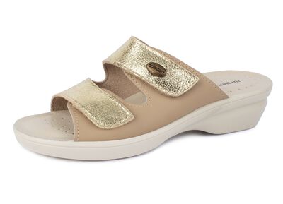 Eleganta tofflor med kardborreband 