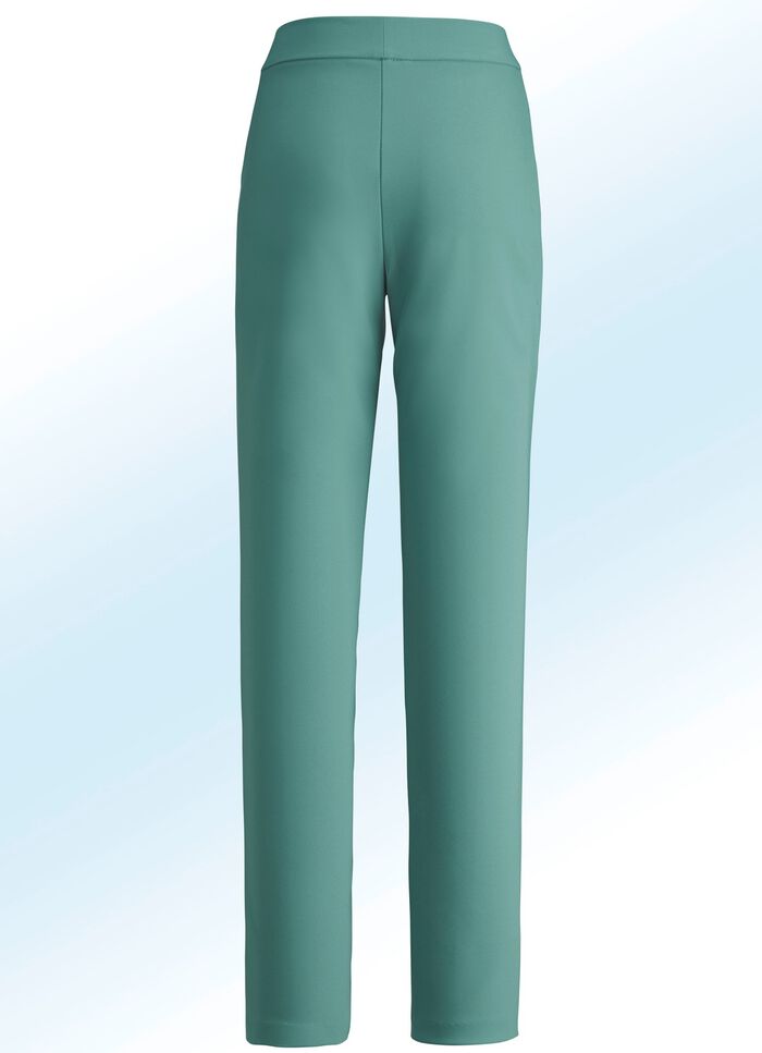 Byxor med vacker dekorativ quiltning 