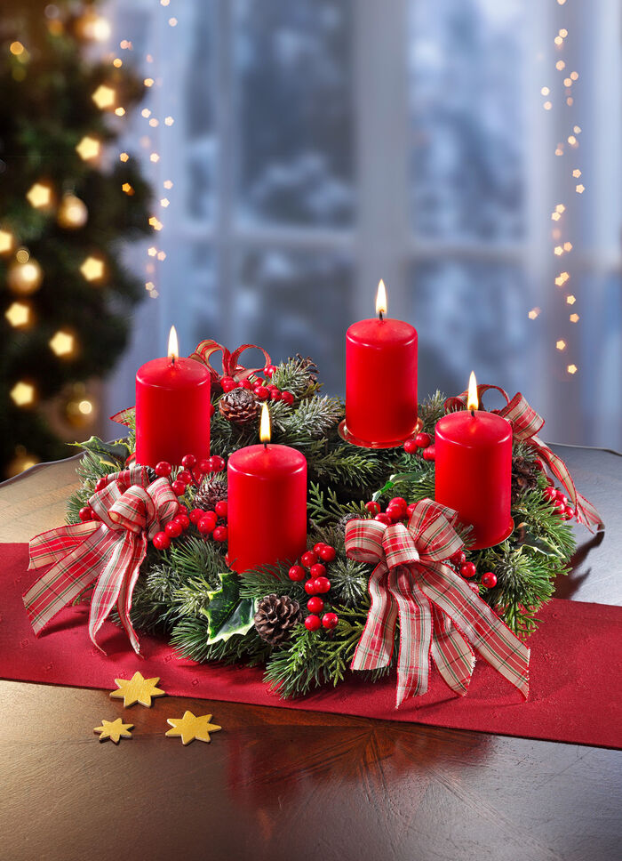 Återanvändbar adventskrans 