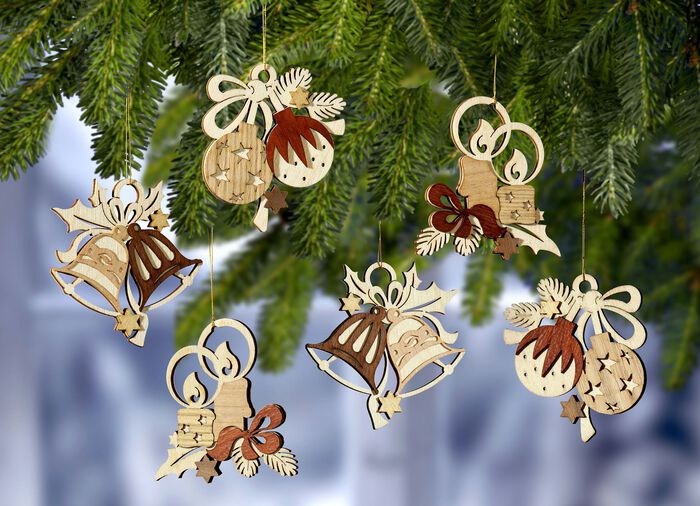 Tr&auml;dh&auml;ngningar, set om 6 