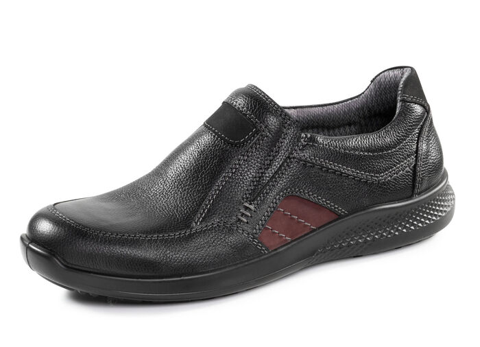 Slipper utrustad med klimatmembran SCHWARZ-BORDEAUX