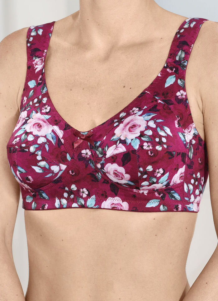 BH med en harmonisk blommig design 