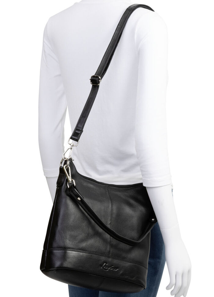 Laurina, väska, dam, med justerbar, avtagbar axelrem SCHWARZ