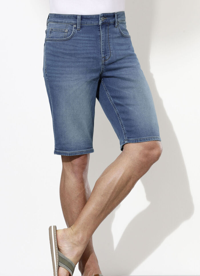 Denim Bermudashorts i 3 färger JEANS BLÅ