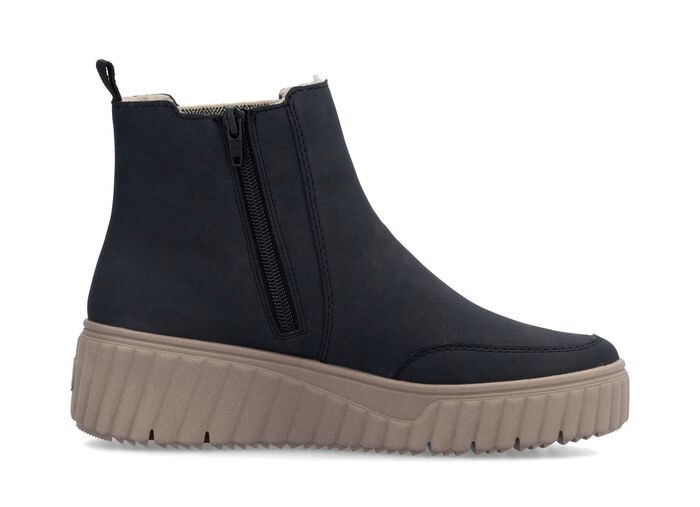 Rieker, trendiga damst&ouml;vlar, vinterskor, med uttagbar fotb&auml;dd 