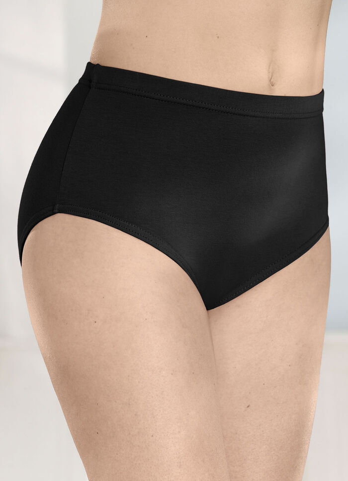 Fempack trosor med resår i midjan 