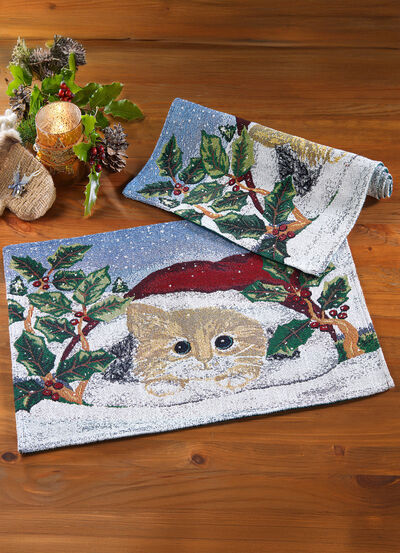 Gobeläng bordstablett, 2 delar 