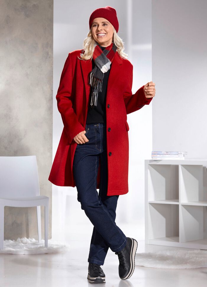 Kort kappa med slagkrage 