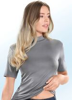 Tv&aring;pack skjortor med st&aring;krage och korta &auml;rmar 