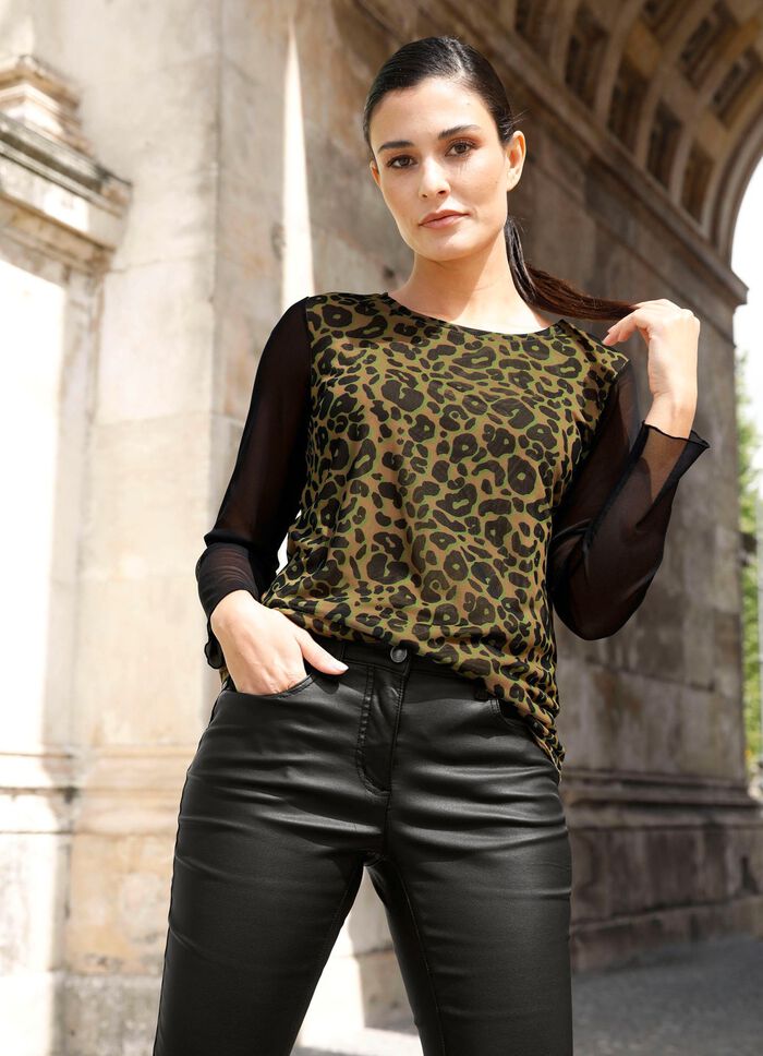 Skjorta med meshjersey 