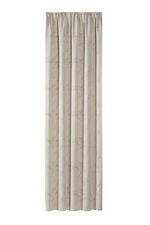 Ogenomskinlig mörkläggningssjal med volangband BEIGE