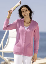 Cardigan med stretchig struktur ROSA