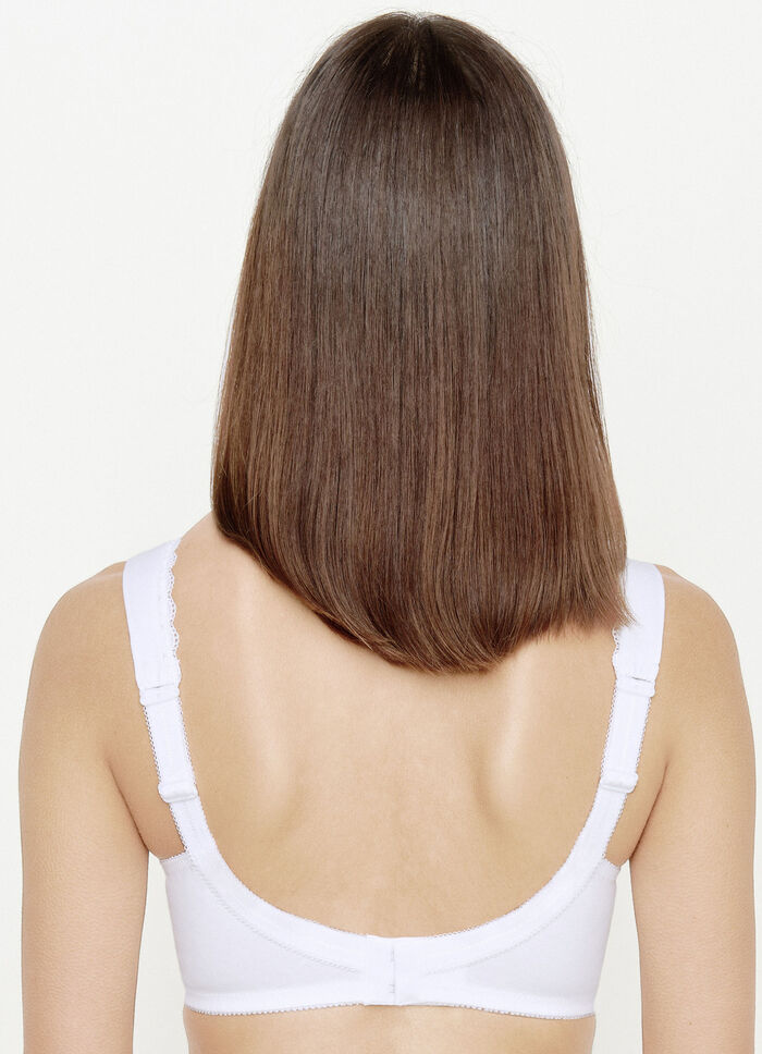 Susa bh med spetskant VIT