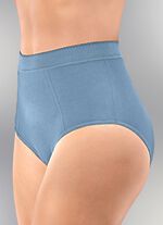 Paket med fem formade trosor med f&ouml;rst&auml;rkt magomr&aring;de 