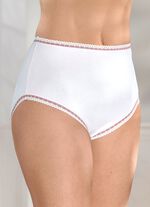 Paket med sju trosor med kontrasterande detaljer 