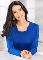 Pullover i mjuk, flytande kvalitet 