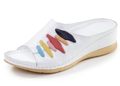 Gemini, trendiga damslippers, vidd G, med resårband 