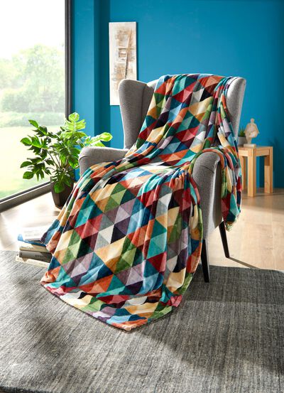 F&auml;rgglad filt med antistatisk yta 