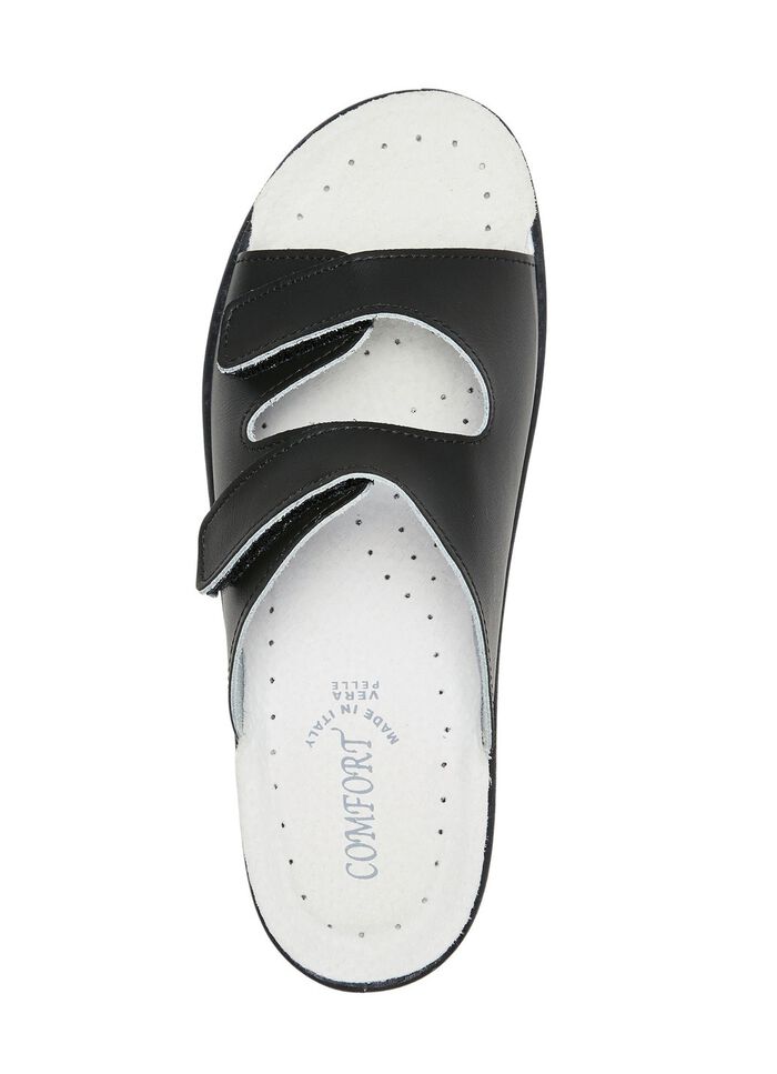 Tv&aring;pack klassiska damslip-ins, bredd H, med kardborrekn&auml;ppning 1X VIT, 1X SVART