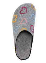 Laurina, klassiska damtofflor, bredd H, med anatomiskt formad fotb&auml;dd GR&Aring;