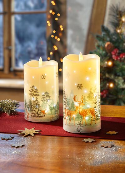 Magiska LED-ljus i ett set om 2 