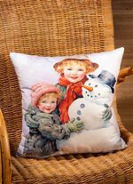 Kuddfodral i sammetslook 