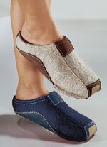 HAFLINGER tofflor, ullfleecetyg 