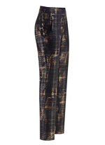 Byxor med skuren midjeband 