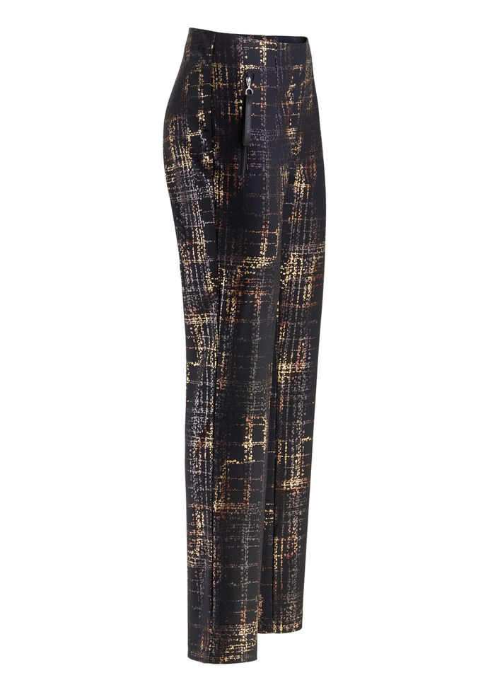 Byxor med skuren midjeband 