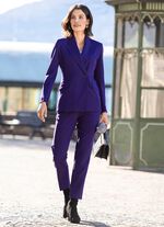 Byxdress i trendig aubergine 