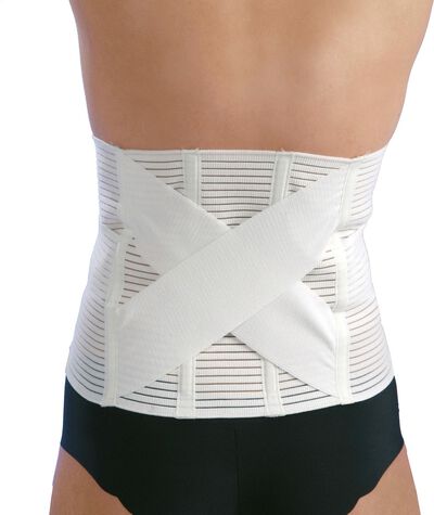 Ortopediskt buk- och ryggst&ouml;dsb&auml;lte med Outlast 