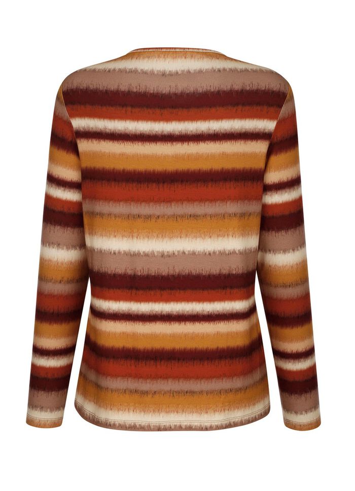 Skjorta med moderiktig randig design 