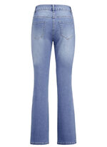 Jeans med lätt utsvängda ben, 