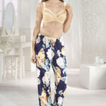 Långa Laurina sov- och fritidsbyxor 