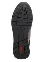 Rieker bootie med blommig pr&auml;gling SVARTGR&Aring;