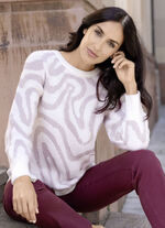 Tröja med elegant glittereffekt 