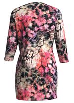 Stickad tunika med diskreta glitterdetaljer 