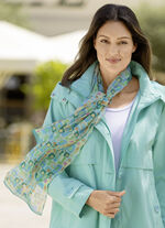 Halsduk med geometrisk design 