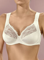 Viania tv&aring;pack bygelbeh&aring;ar med elastisk spets 1X SCHWARZ, 1X SEKT