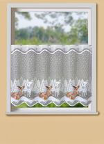 Handmålad kort gardinhjort