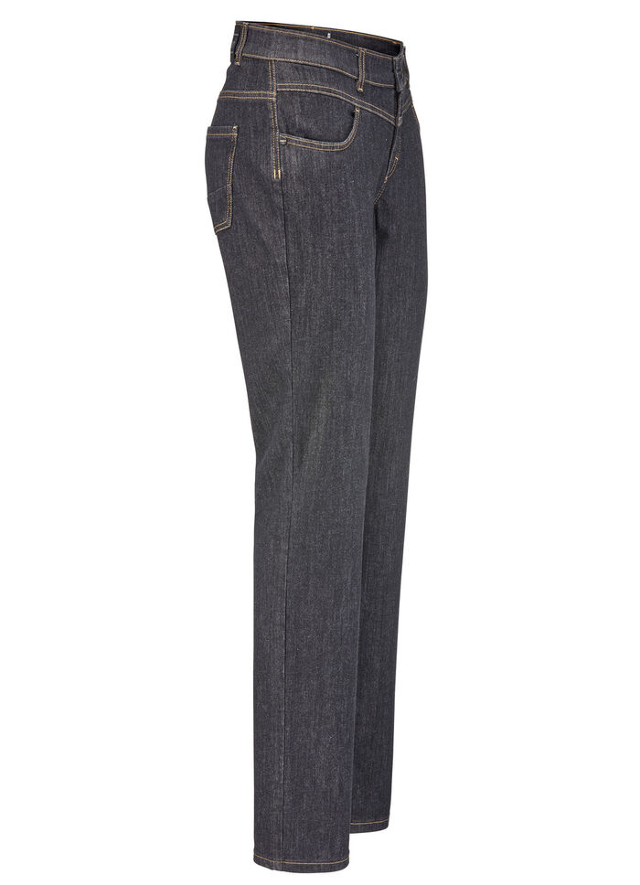 Magiska jeans med figurformande jeanssadel SVART