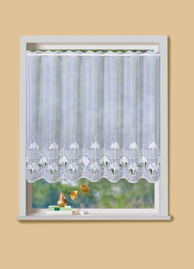 Liten f&ouml;nsterpersienner med ginkgomotiv 