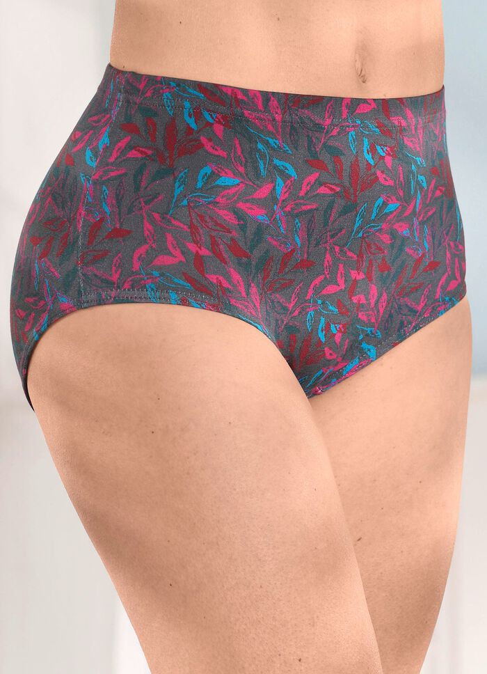 Laurina fyrapack trosor med f&auml;rgglatt tryck 