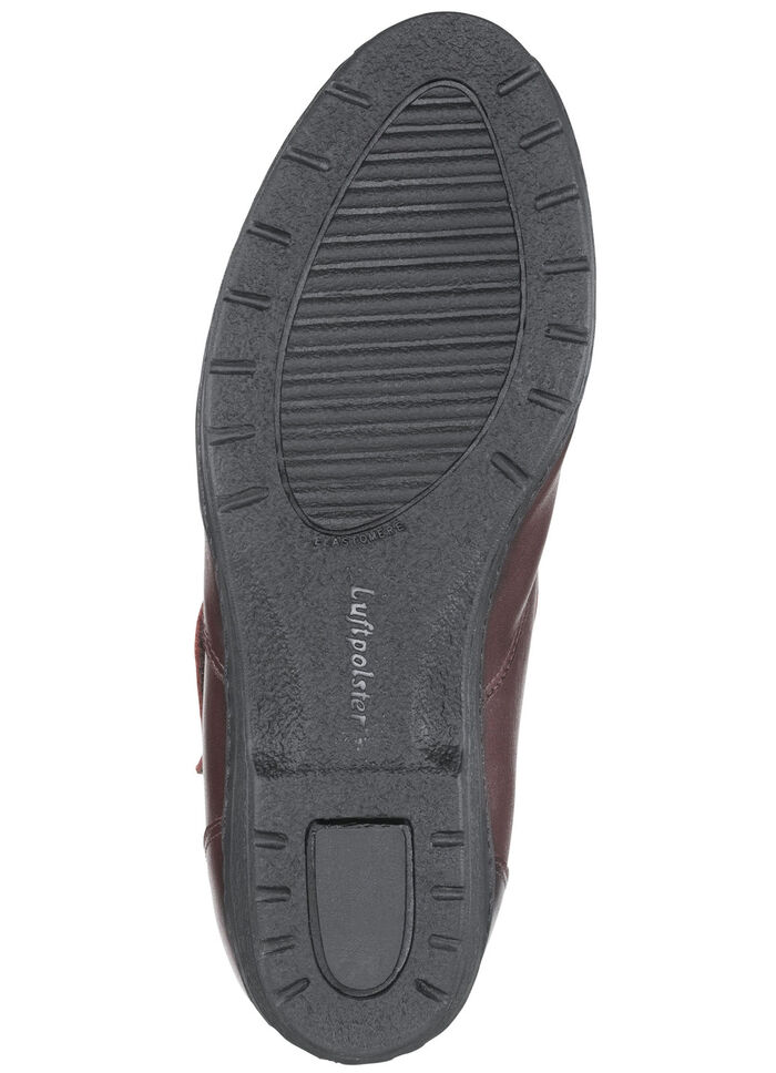 ELENA EDEN ankelboots gjorda av ko-anilinläder BORDEAUX