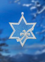 F&ouml;nsterbildstj&auml;rna med rosett av Plauenspets 