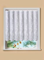 Luftig liten f&ouml;nstergardin med st&aring;nggenomdragning 