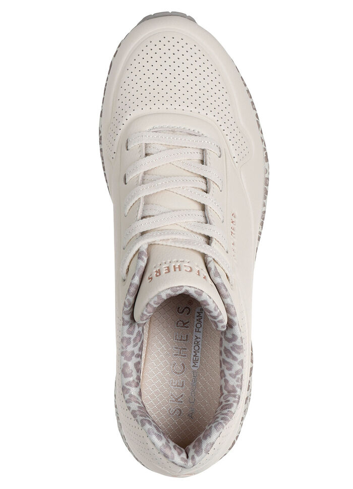 SKECHERS, trendiga damsneakers, med synlig luftkudde WEISS-LEO